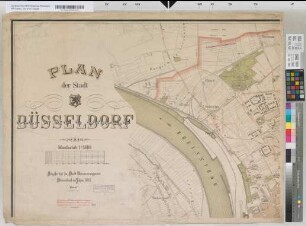 Wie 6186 Einzeichnungen in: Plan der Stadt Düsseldorf, angefertigt im Stadt-Vermessungsamt, Düsseldorf im Jahre 1901/1902, Walraff, Obergeometer.