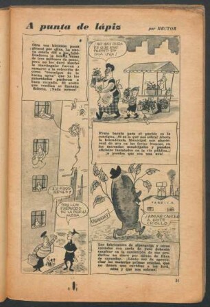 A punta de lápiz - [Historieta con viñetas]
