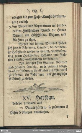 XV. Harthau