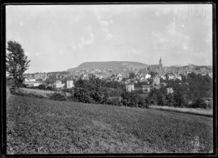 Annaberg-Buchholz. Stadtansicht mit Pöhlberg