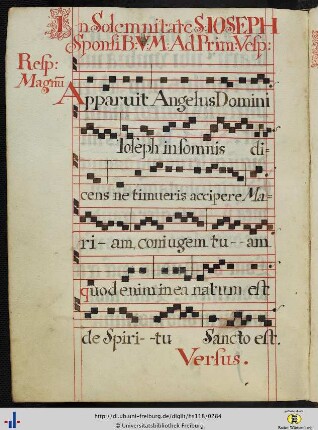 [139v - 140r] In solemnitate s. Joseph (Nachtrag).