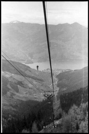Zell am See: Seilbahn auf die Schmittenhöhe, nach Stütze 3