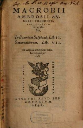 In somnium Scipionis libri duo