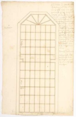 Grundriss der Decke (Folio, Tinte)