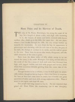 Chapter IV. - Mont Pelée and its harvest of death.