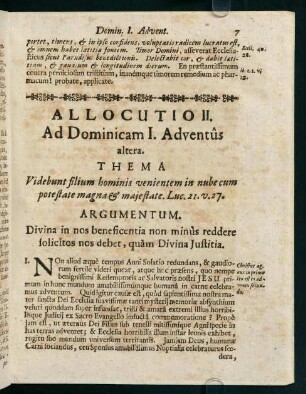7-14, Allocutio II.