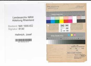 Entnazifizierung Josef Hellmich, geb. 07.09.1897 (Einkäufer)