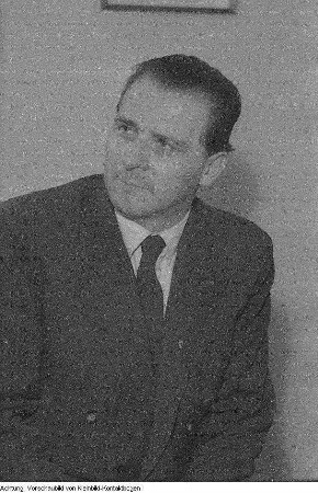 Bauleiter Hentschel, Brigadier Küntzel, Scheffler, VEB Altissa-Kamera-Werk Dresden, Brunhilde Diener, VEB Elbflorenz Dresden, Oberingenieur Haufe, Heinz Kubach, Heinz Nicolaus, Graphiker Wenzel, Hans Knappertsbusch, Direktor des Orchesters der Staatskapelle Dresden, u.a., Oktober 1956 - Mai 1957