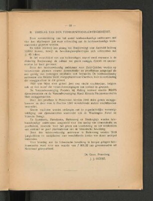 B. Verslag van den Tuinbouwvoorlichtingsdienst.