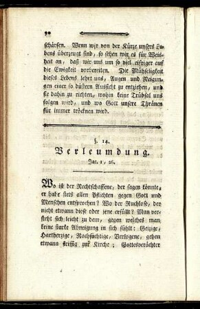 §. 14. Verleumdung.