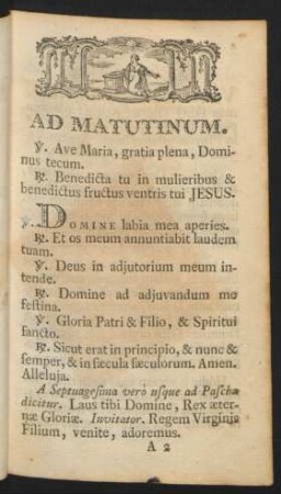 Ad Matutinum
