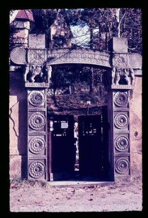 Eing. z. Buddha-Tempel 24.10.54.