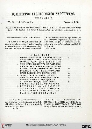 Nr. 34 (Novembre 1853)