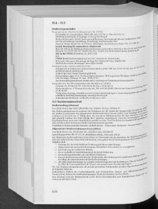 IV.5 Studierendenschaft