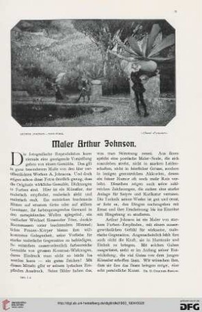 Maler Arthur Johnson