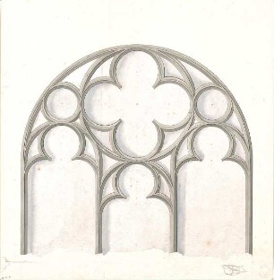 Hoffmann, Lorenz; Augsburg (Bayern); Bischöfliches Palais, Hauskapelle - Kapellenfenster (Teilansicht)