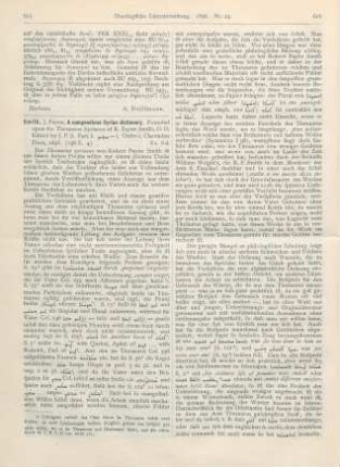 615-617 [Rezension] Smith, J. Payne, A compendious Syriac dictionary
