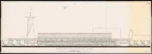 City-Bahnhof, Zoologischer Garten, Berlin-Charlottenburg Schinkelwettbewerb 1987: Ansicht 1:200