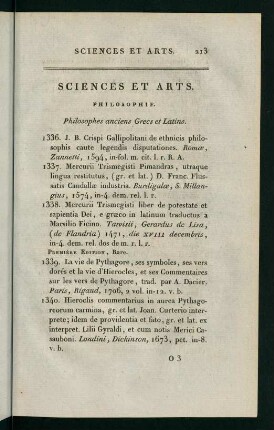 213-240, Philosophie - Morale