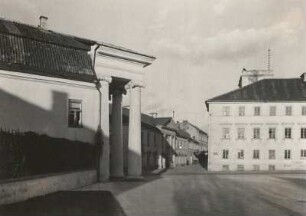 Vilnius. Ortsteilansicht. Napoleonplatz
