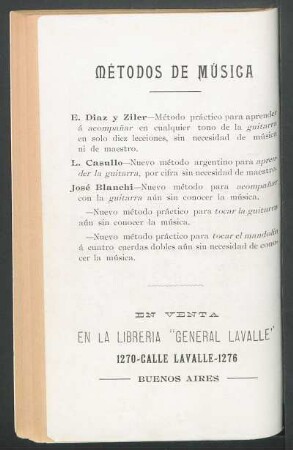 [Publicidad] Métodos de música