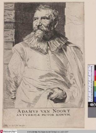 Adamus van Noort [Porträt des Malers Adam van Noort; Adam van Noort; Portret van Adam van Noort]