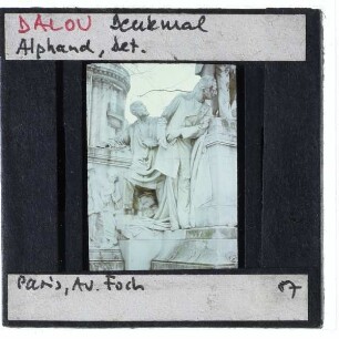 Paris, Dalou, Denkmal für Jean-Charles Alphand