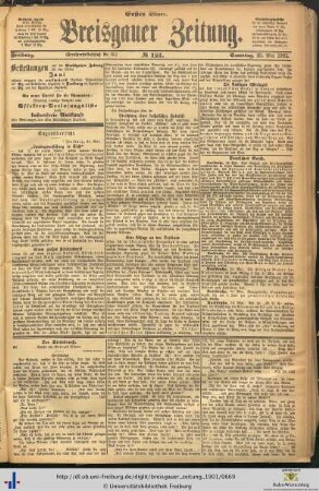 25.05.1901 (Erstes Blatt)