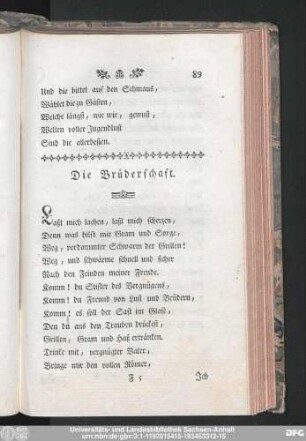 Die Brüderschaft.