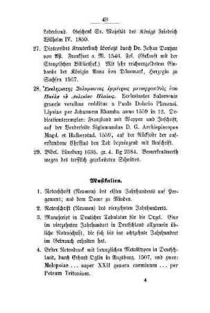 Musikalien