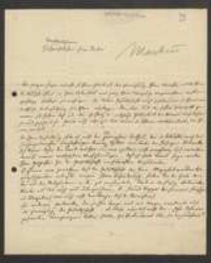 Brief von Carl Friedrich Philipp von Martius an August Emanuel Fürnrohr
