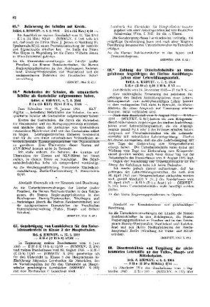 Dienstverhältnis und Vergütung der nichtbeamteten Lehrkräfte an den Volks-, Haupt- und Mittelschulen : [Amtliche Erlasse] ; [Amtlicher Teil]