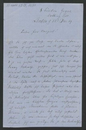 Brief an Woldemar Bargiel : 31.12.1869