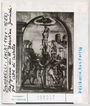 Luca Signorelli: Martyrium des Heiligen Sebastian, Città di Castello, Gemäldegalerie