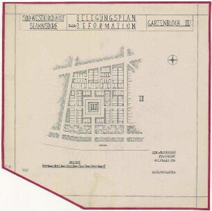 Belegungspläne Reformation (Originale) Südwestkirchhof Stahnsdorf - Gartenblock III