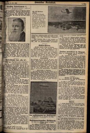 Zweite Ausgabe vom Donnerstag, den 24. Oktober 1929.