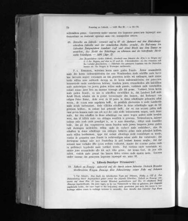 e. Lübeck-Danziger Fittenstreit.