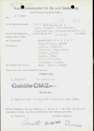 Lauble, Karl