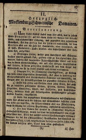 II. Herzoglich-MecklenburgSchwerinsche Domainen