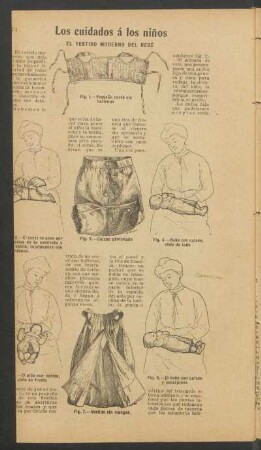 El vestido moderno del bebé : Los cuidados a los niños