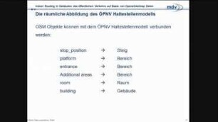 Indoor Routing in Gebäuden des öffentlichen Verkehrs auf Basis von OpenStreetMap Daten