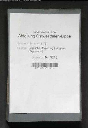 Bau der Eisenbahn Lage - Hameln, Band 5