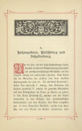 8. Hohenzollern, Kirchberg und Schalksburg