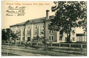 Walla Walla. Whitman College, Gymnasium, Walla Walla, Wash.