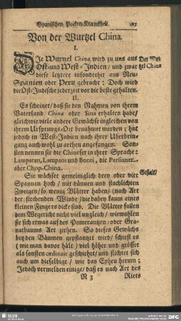 Von der Wurtzel China