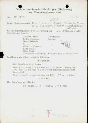 Kaiser, Josef