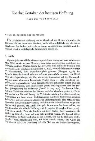 101-111 Die drei Gestalten der heutigen Hoffnung