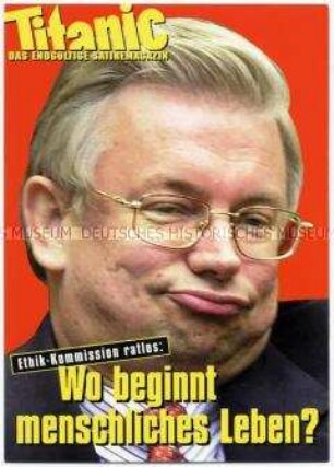 Satirische Postkarte zu Roland Koch