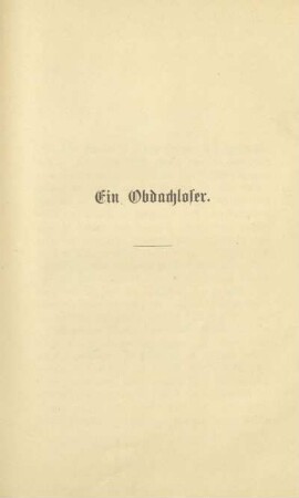Ein Obdachloser