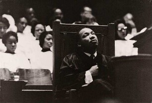Martin Luther King jr. in der Ebenezer Baptist Church, Atlanta